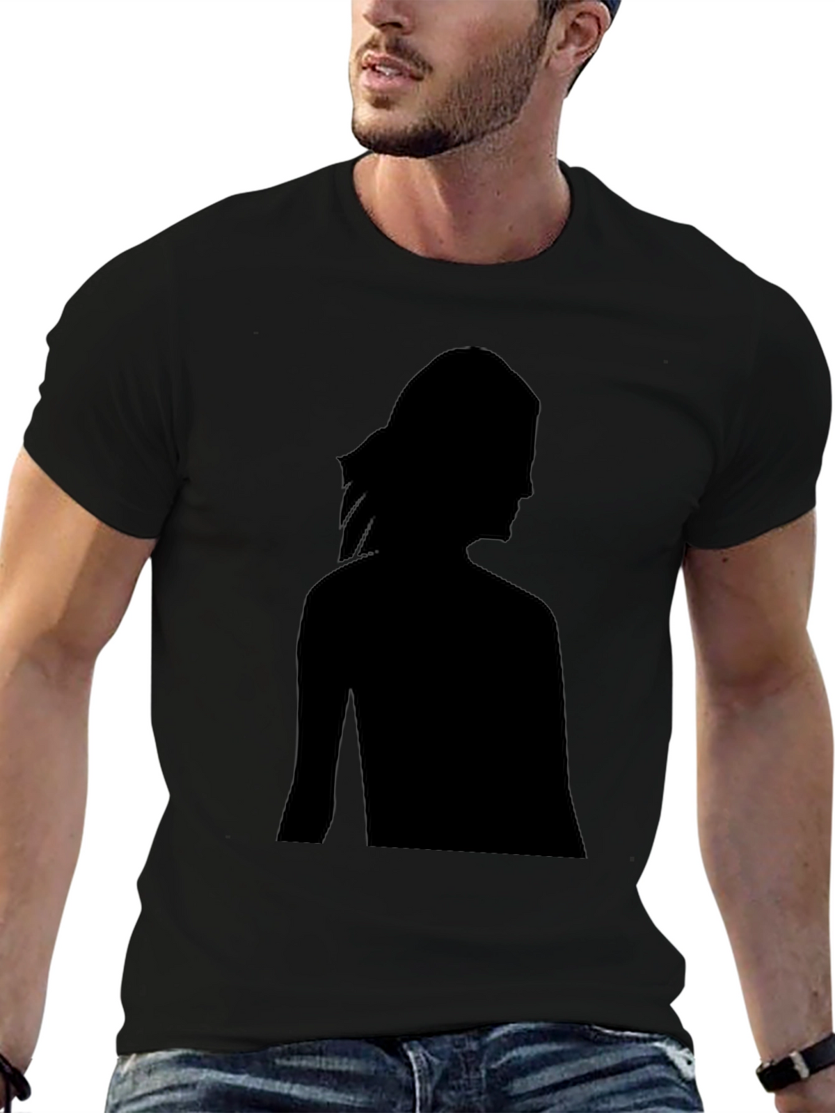 Silhouette Graphic Tee - Classic Black Shirt
