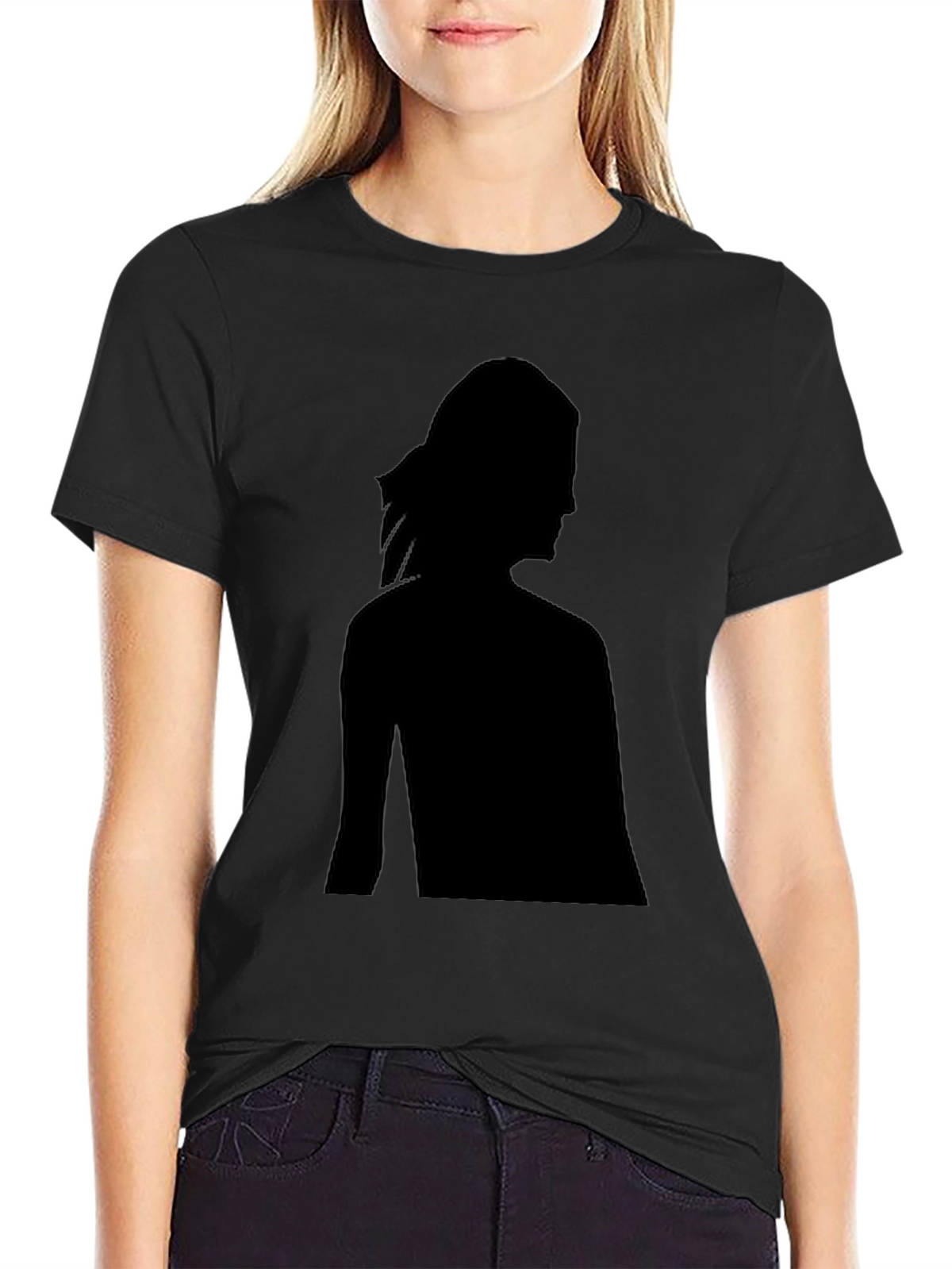 Silhouette Graphic Tee - Classic Black Shirt