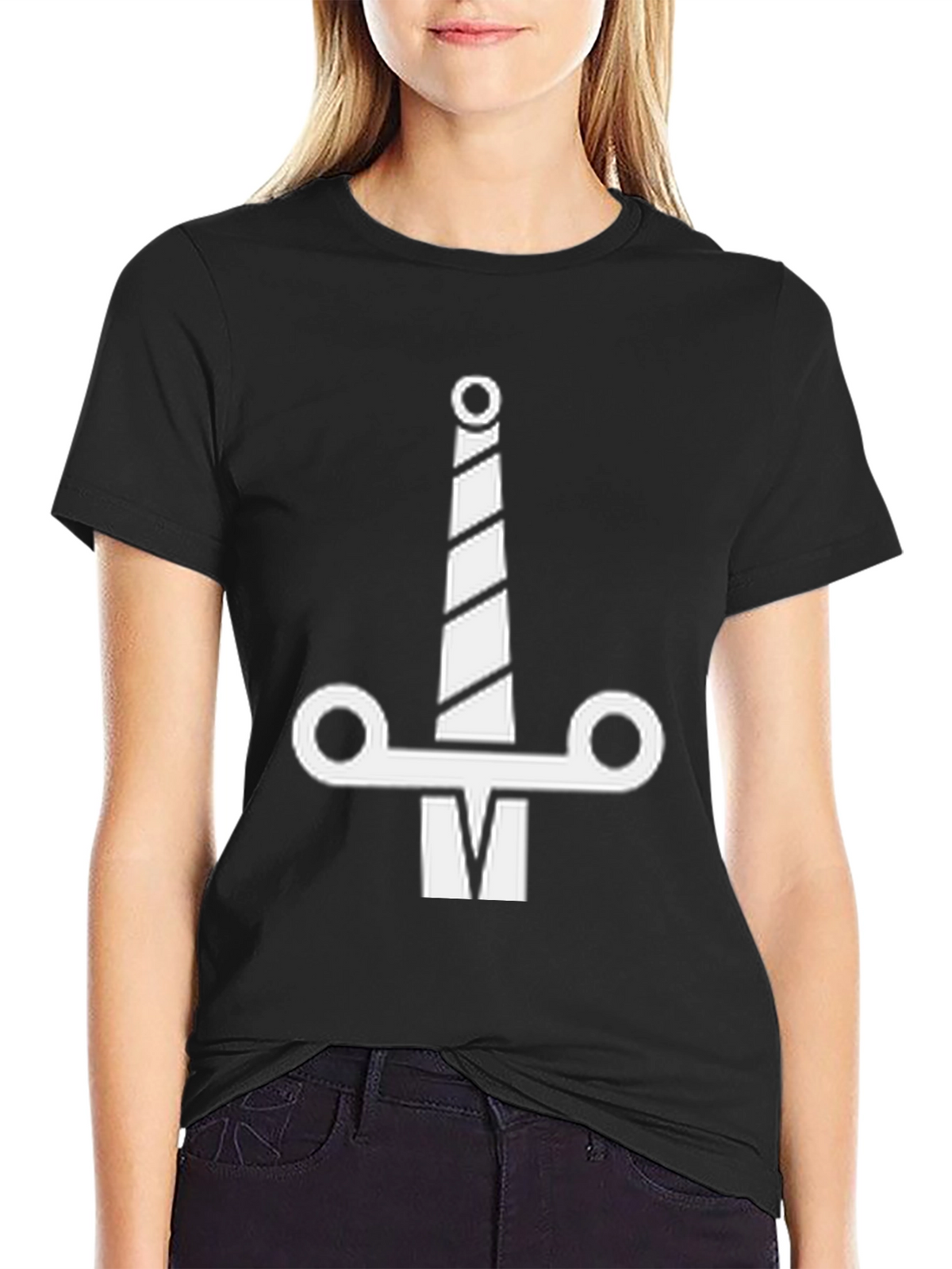 Sword Graphic Black T-Shirt