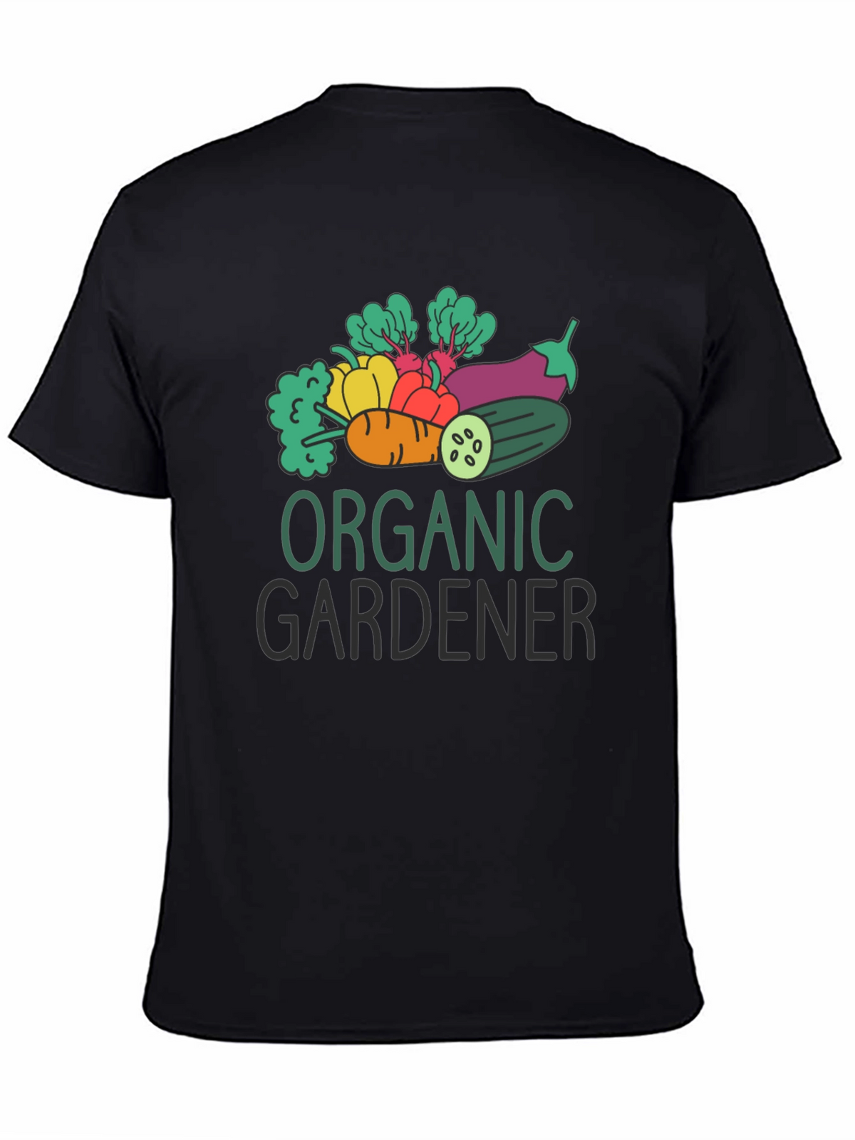 Organic Gardener Graphic Tee - Black Cotton T-Shirt