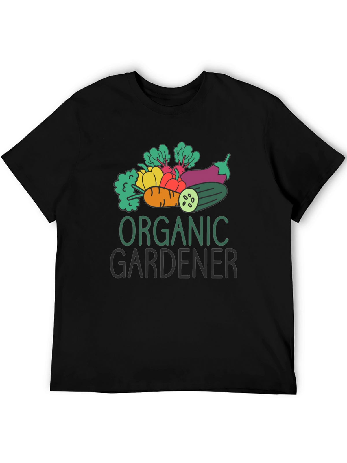 Organic Gardener Graphic Tee - Black Cotton T-Shirt