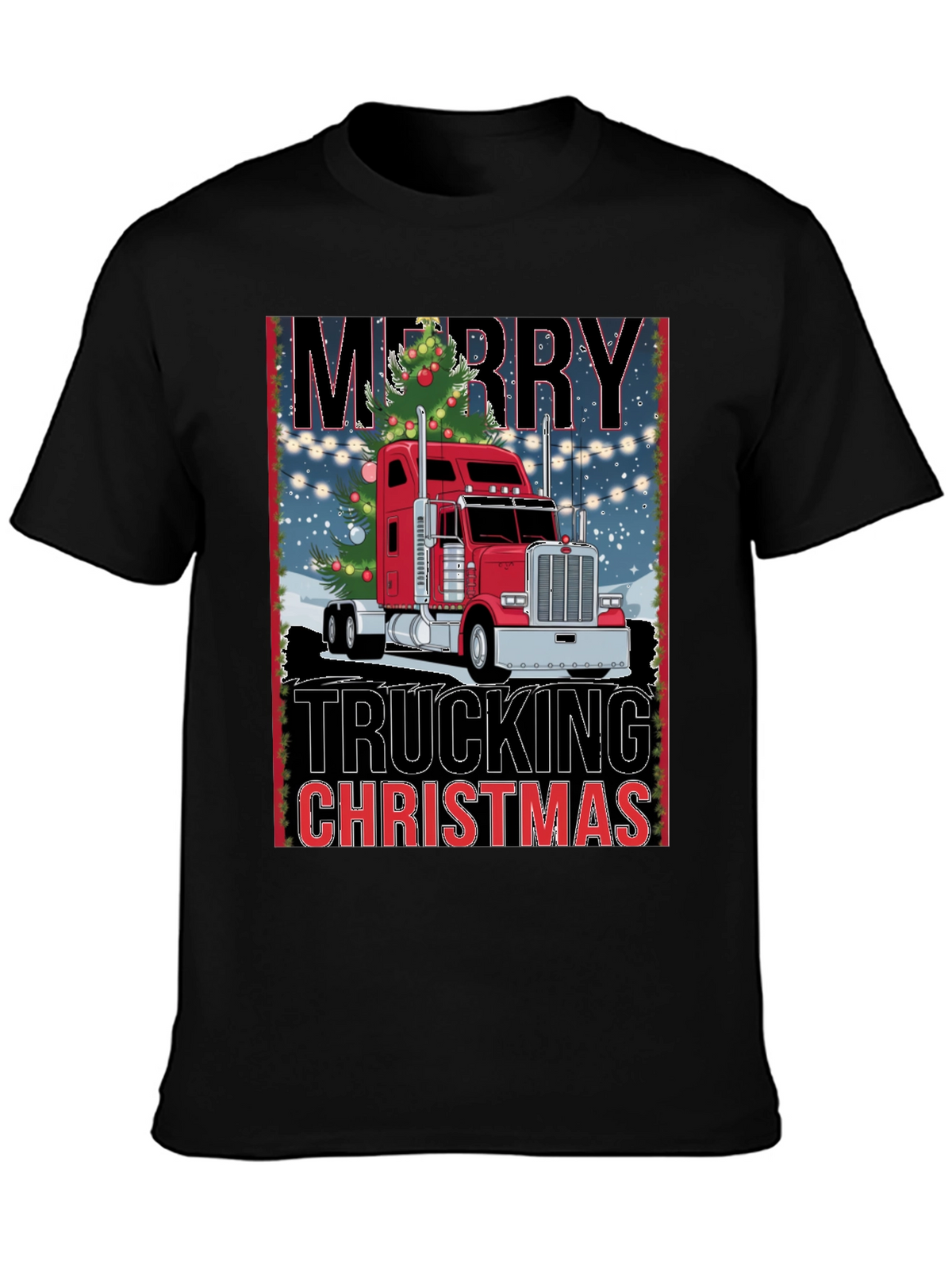 Merry Trucking Christmas T-Shirt