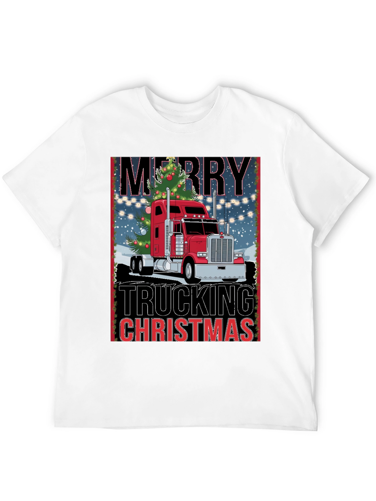 Merry Trucking Christmas T-Shirt