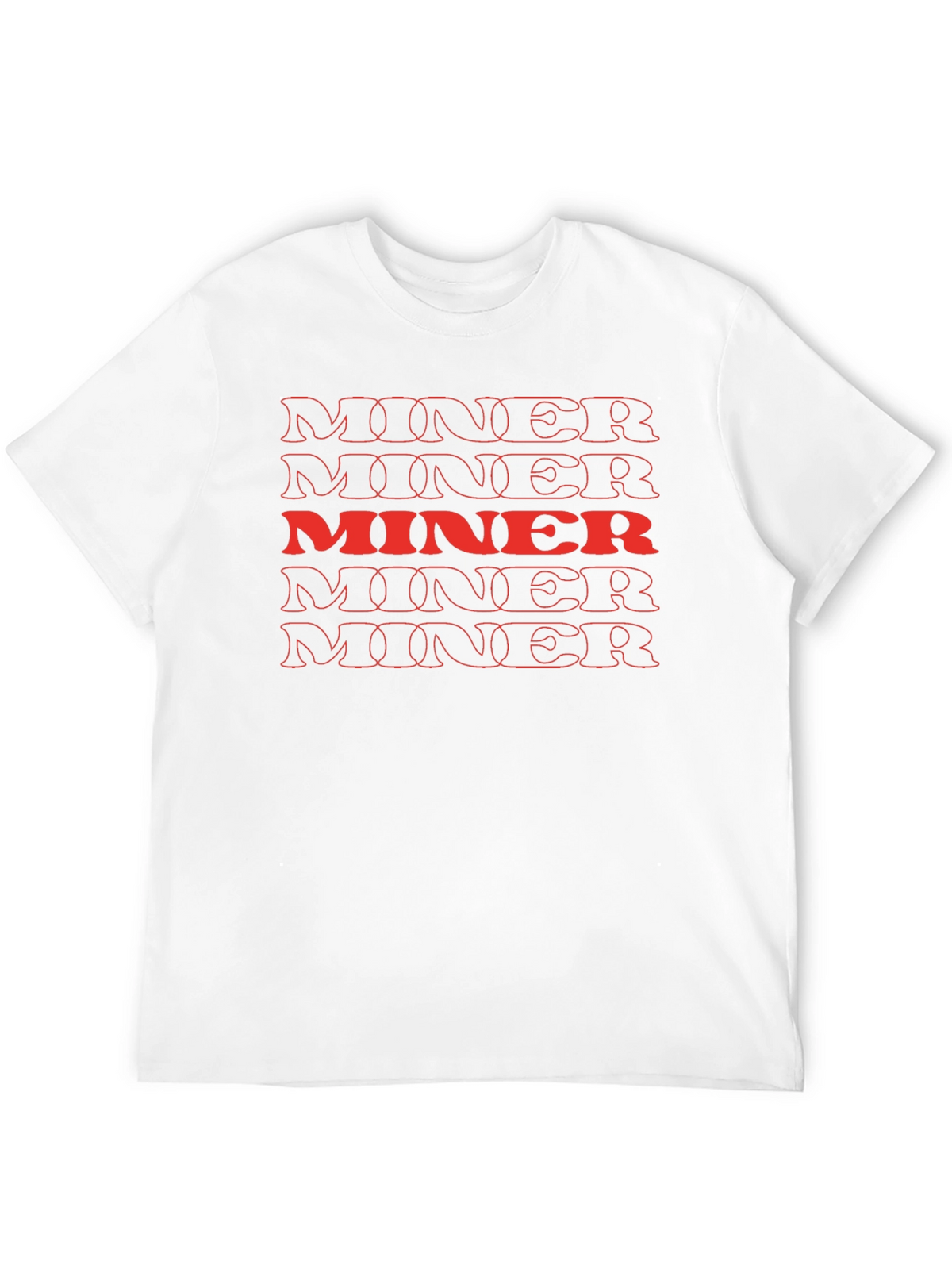 MINER Graphic Tee - Bold Statement T-Shirt
