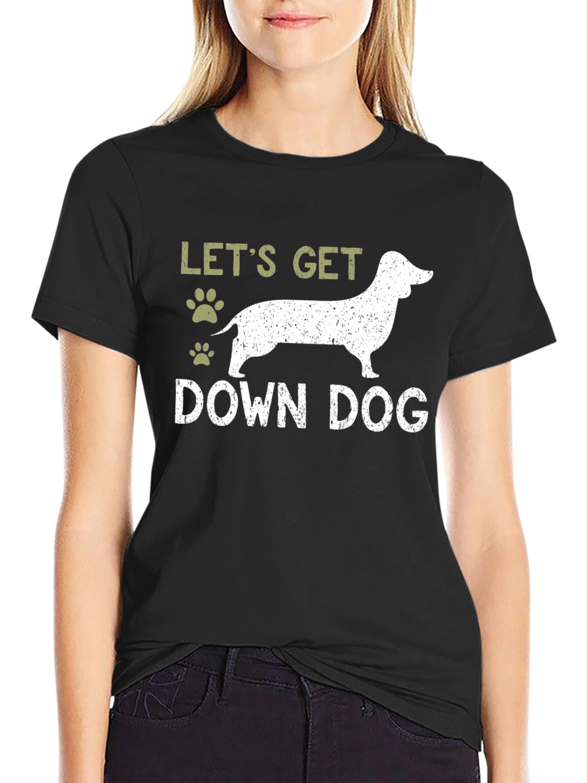 Lets Get Down Dog T-Shirt - Dachshund Tee