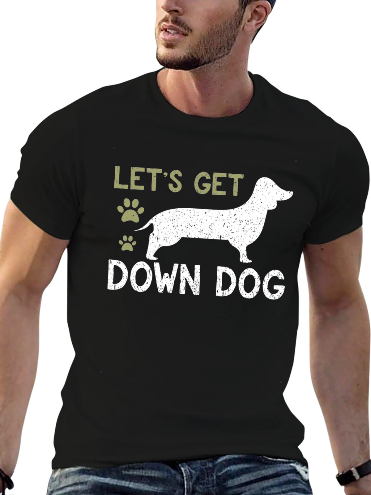 Lets Get Down Dog T-Shirt - Dachshund Tee