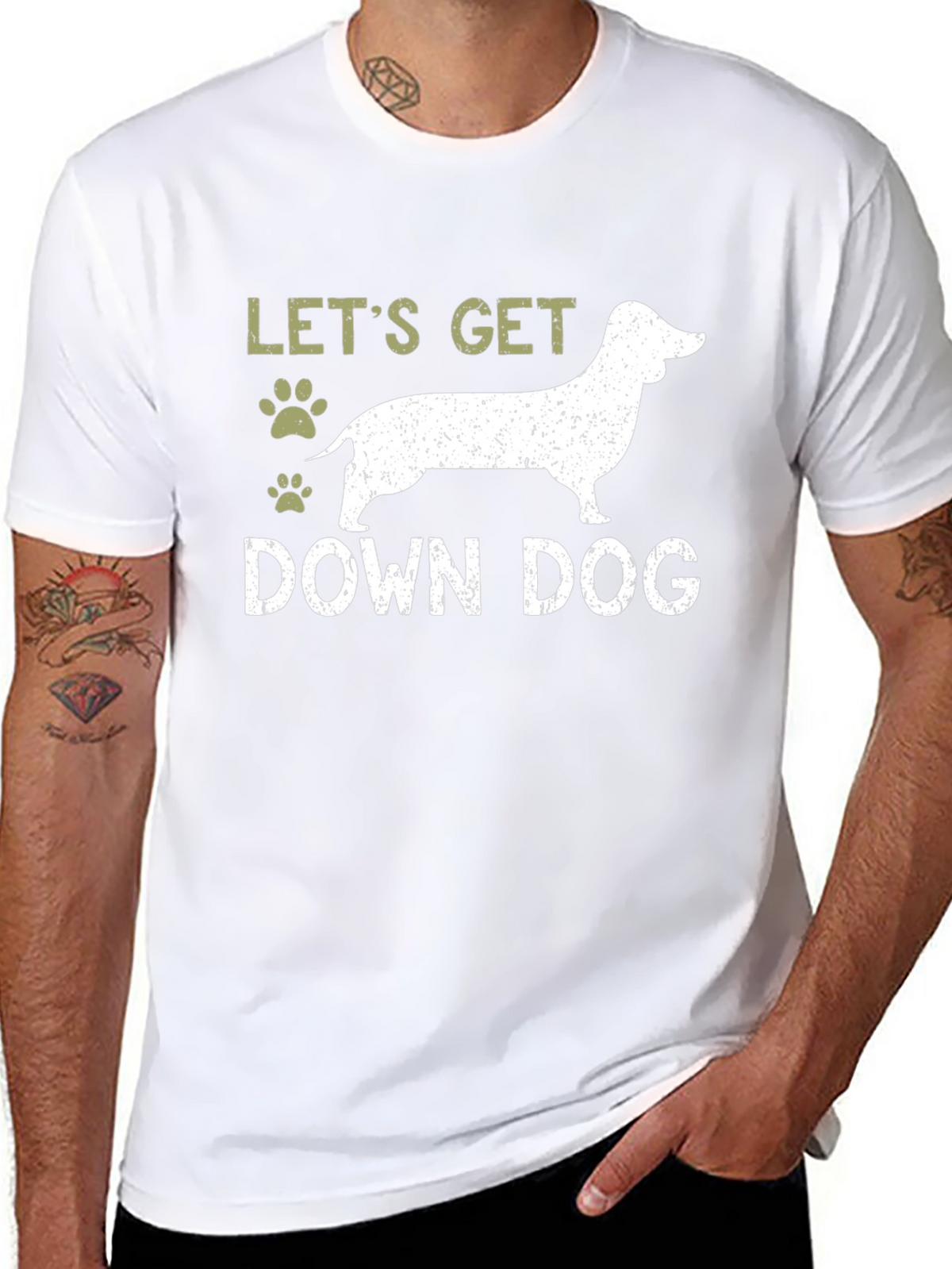 Lets Get Down Dog T-Shirt - Dachshund Tee