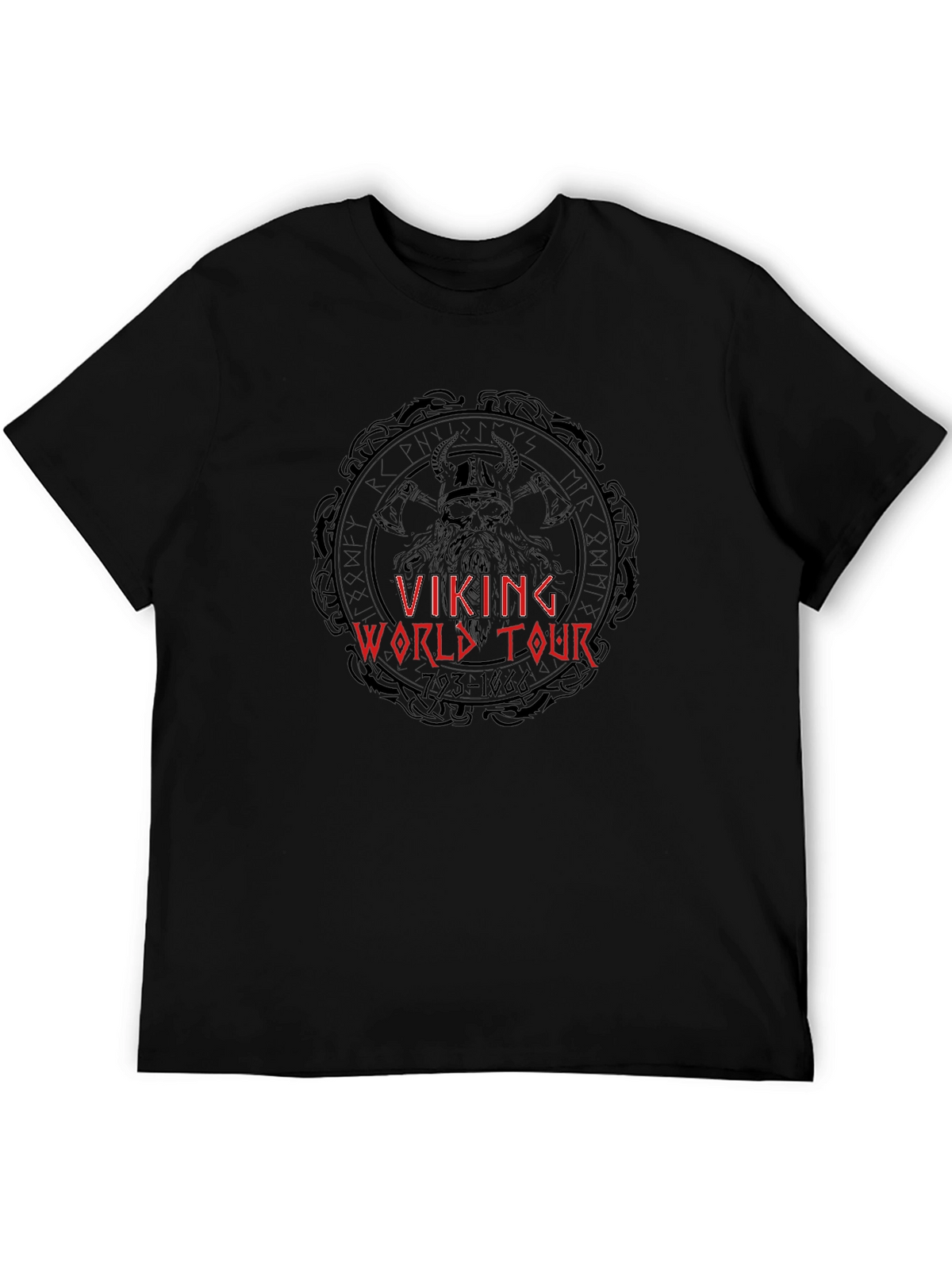 Viking World Tour Black T-Shirt