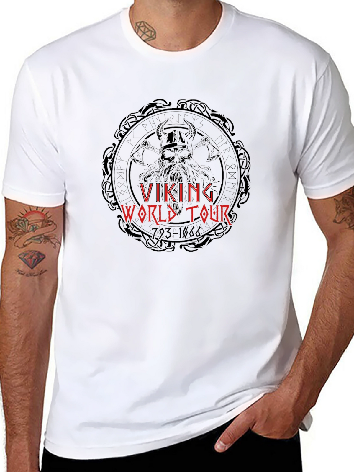 Viking World Tour Black T-Shirt