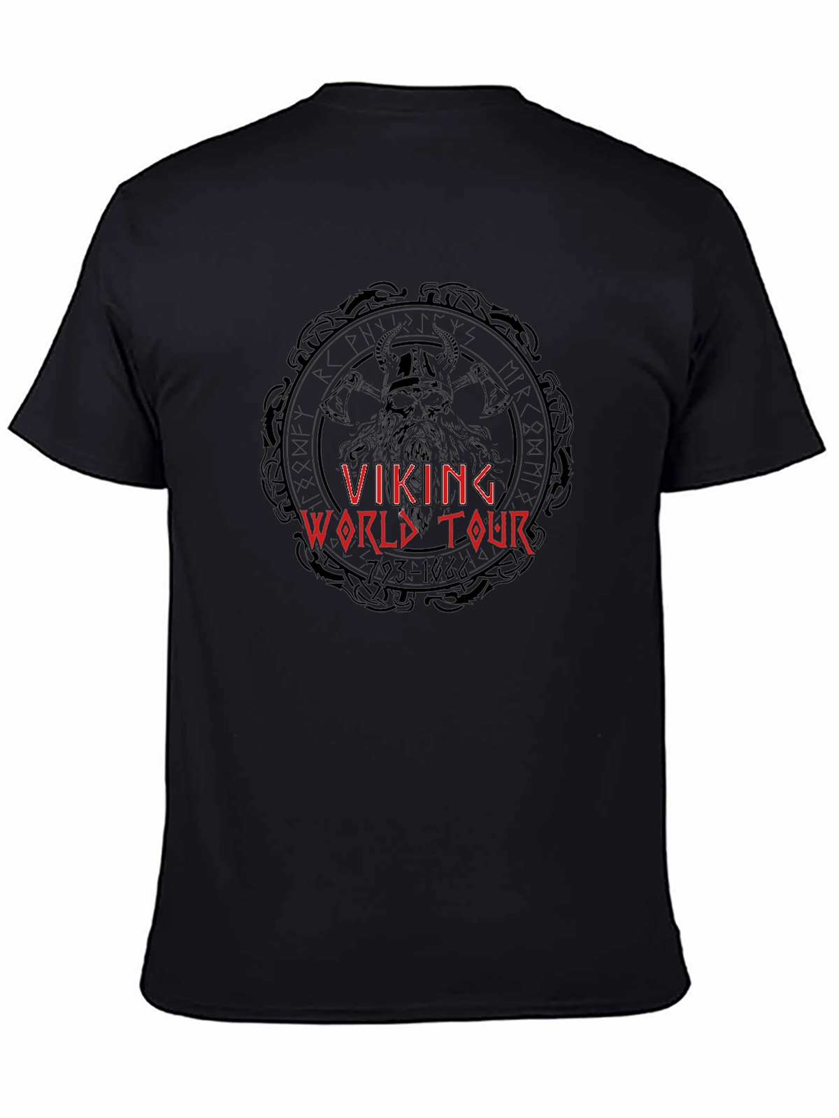 Viking World Tour Black T-Shirt