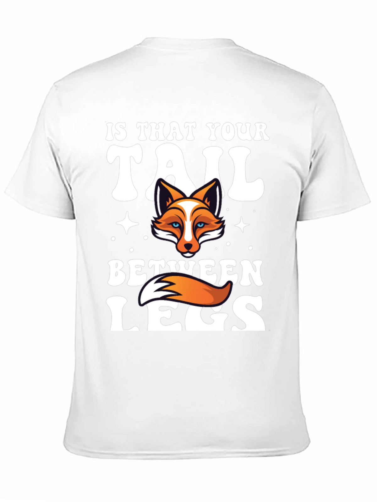 Fox Tail Humor Graphic T-Shirt