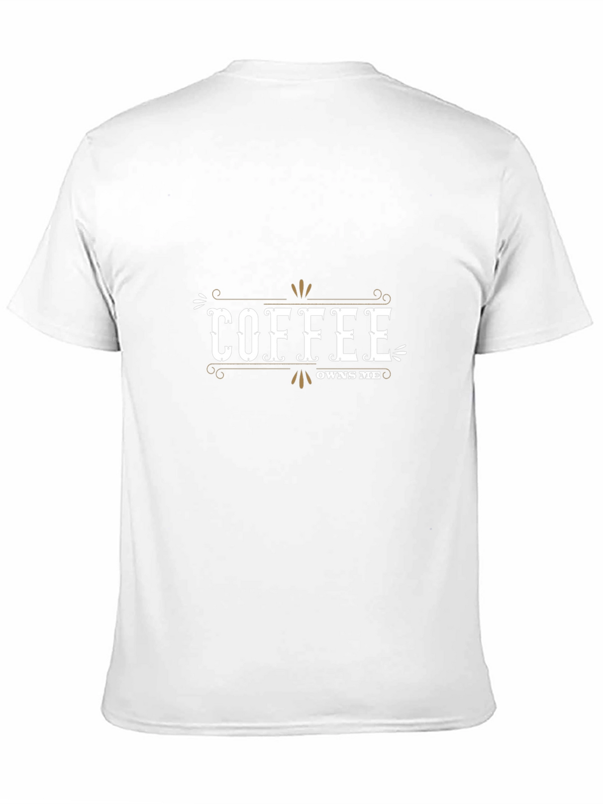 Coffee Owns Me T-Shirt - Black Casual Tee