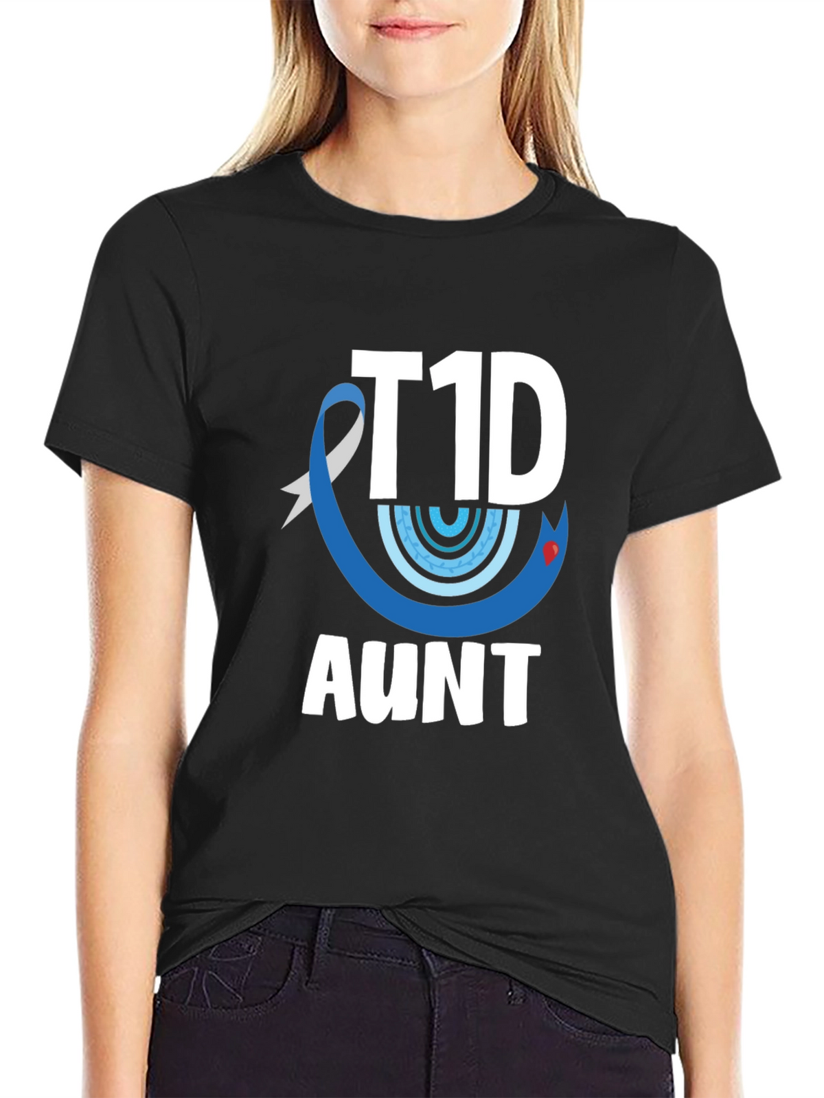 T1D Aunt Awareness T-Shirt
