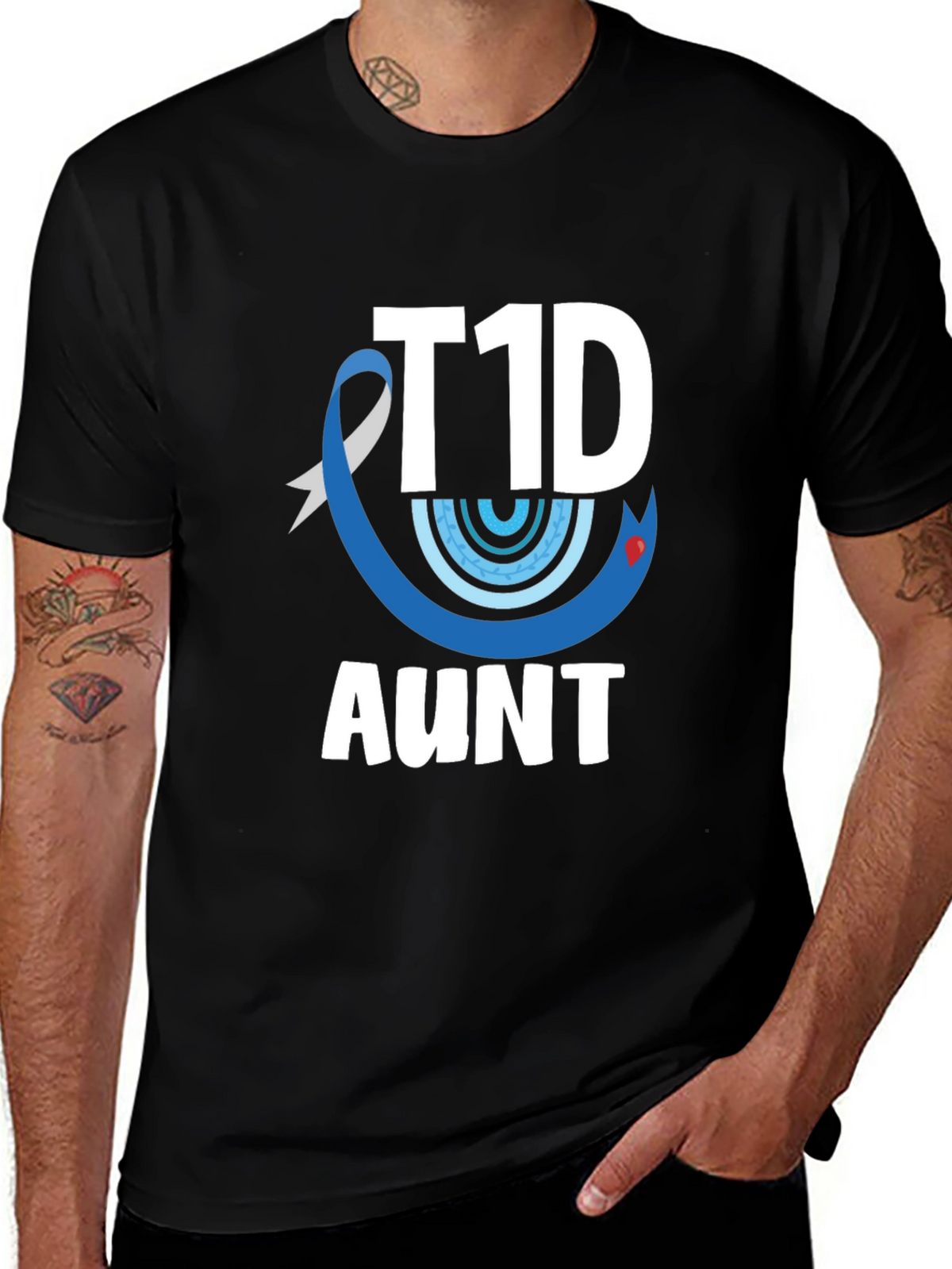 T1D Aunt Awareness T-Shirt