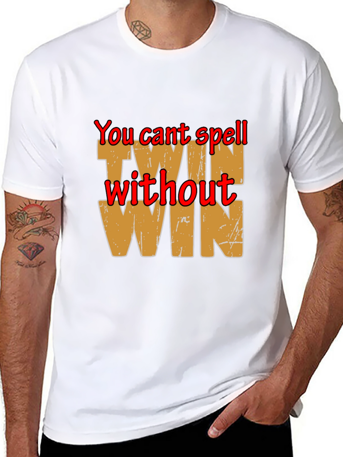 Twin Win T-Shirt - Funny Graphic Tee