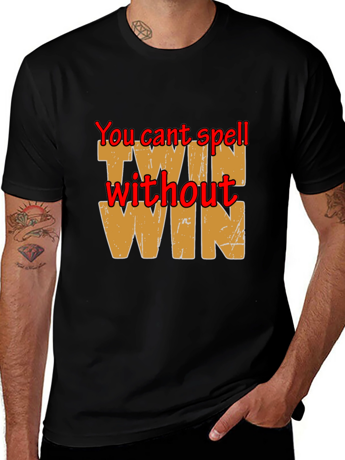 Twin Win T-Shirt - Funny Graphic Tee
