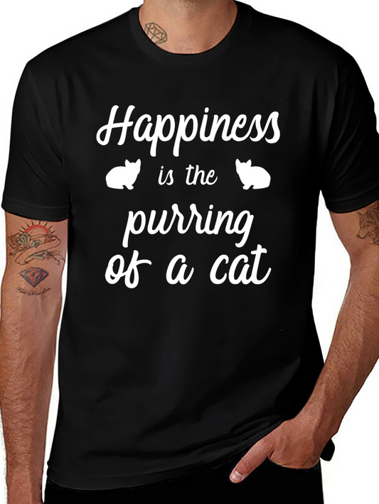 Happiness is the Purring of a Cat T-Shirt