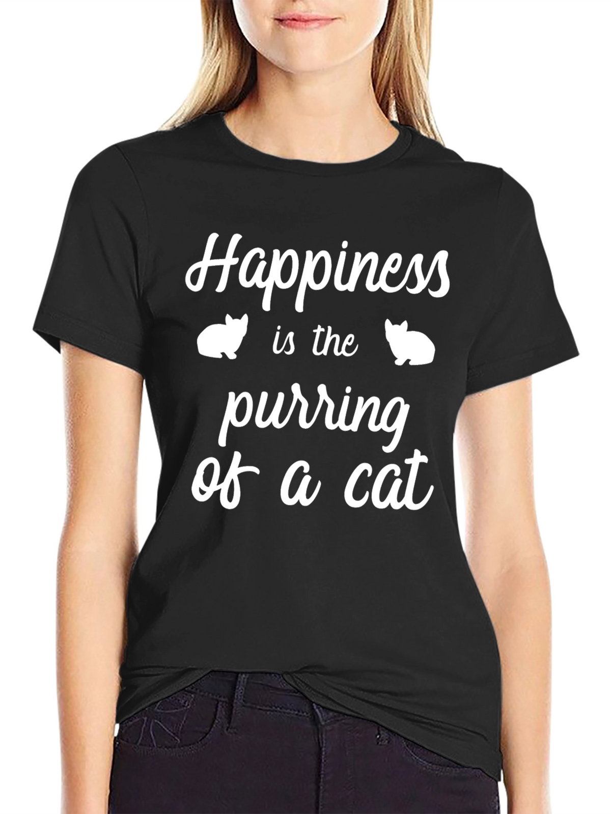 Happiness is the Purring of a Cat T-Shirt