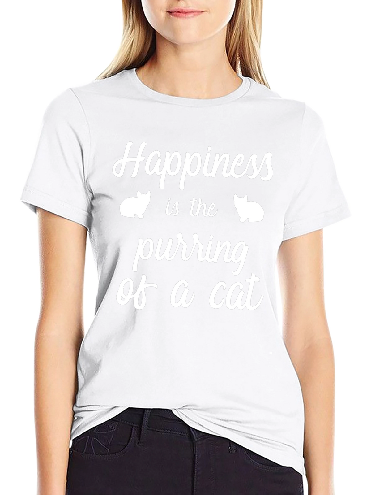 Happiness is the Purring of a Cat T-Shirt