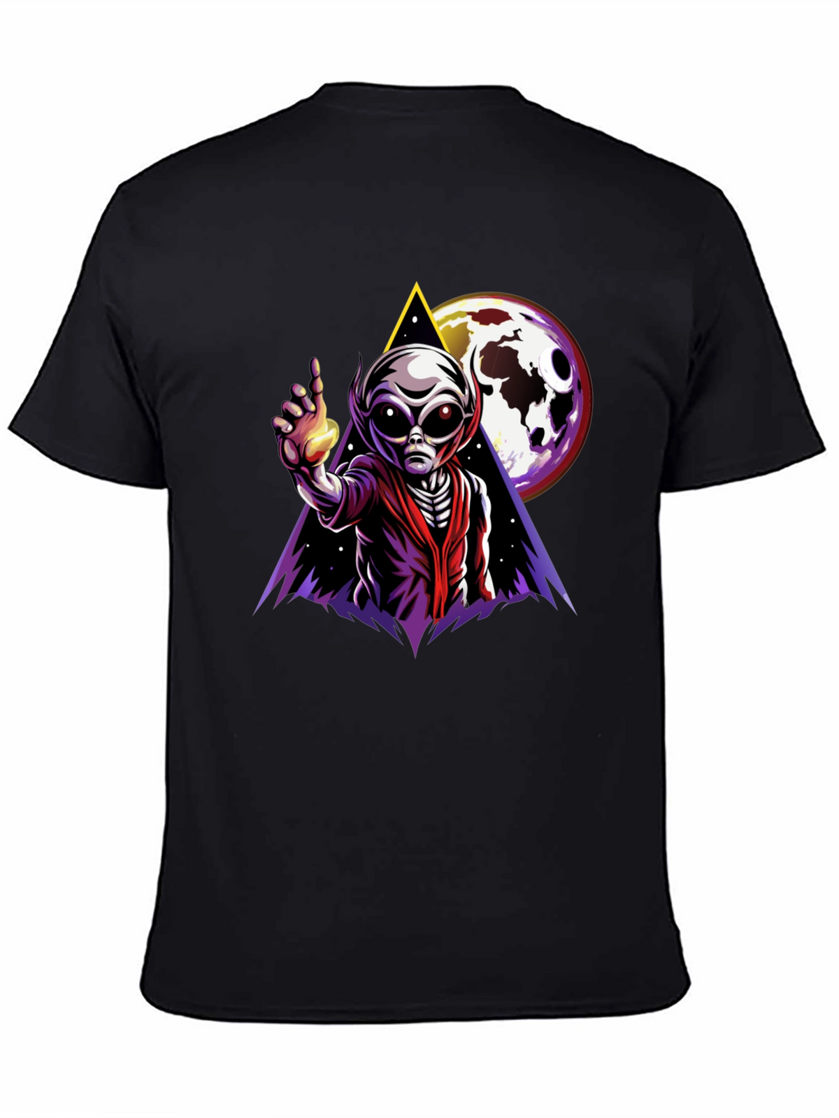 Alien Graphic T-Shirt - Outer Space Design