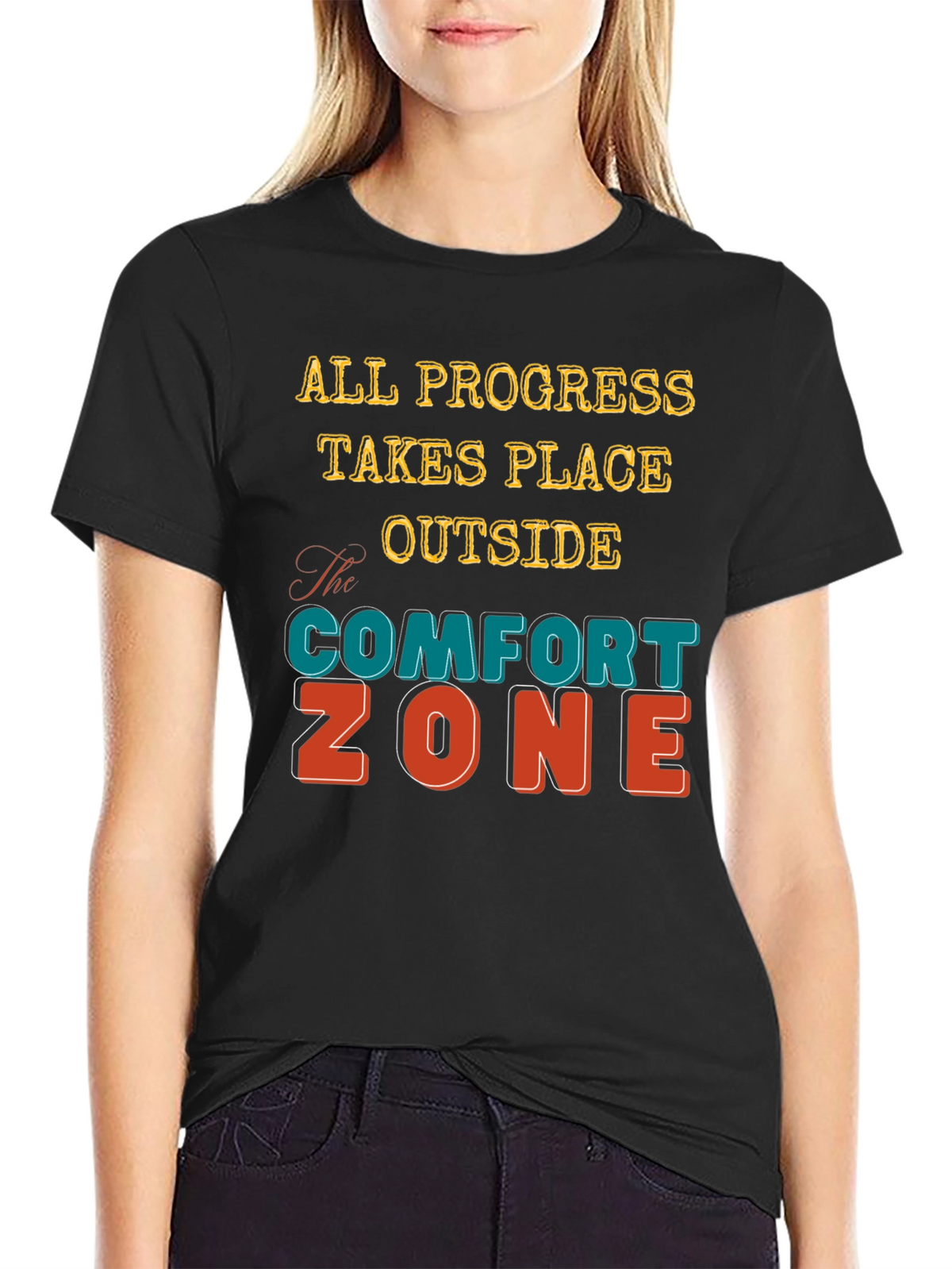 Comfort Zone T-Shirt - Motivational Graphic Tee