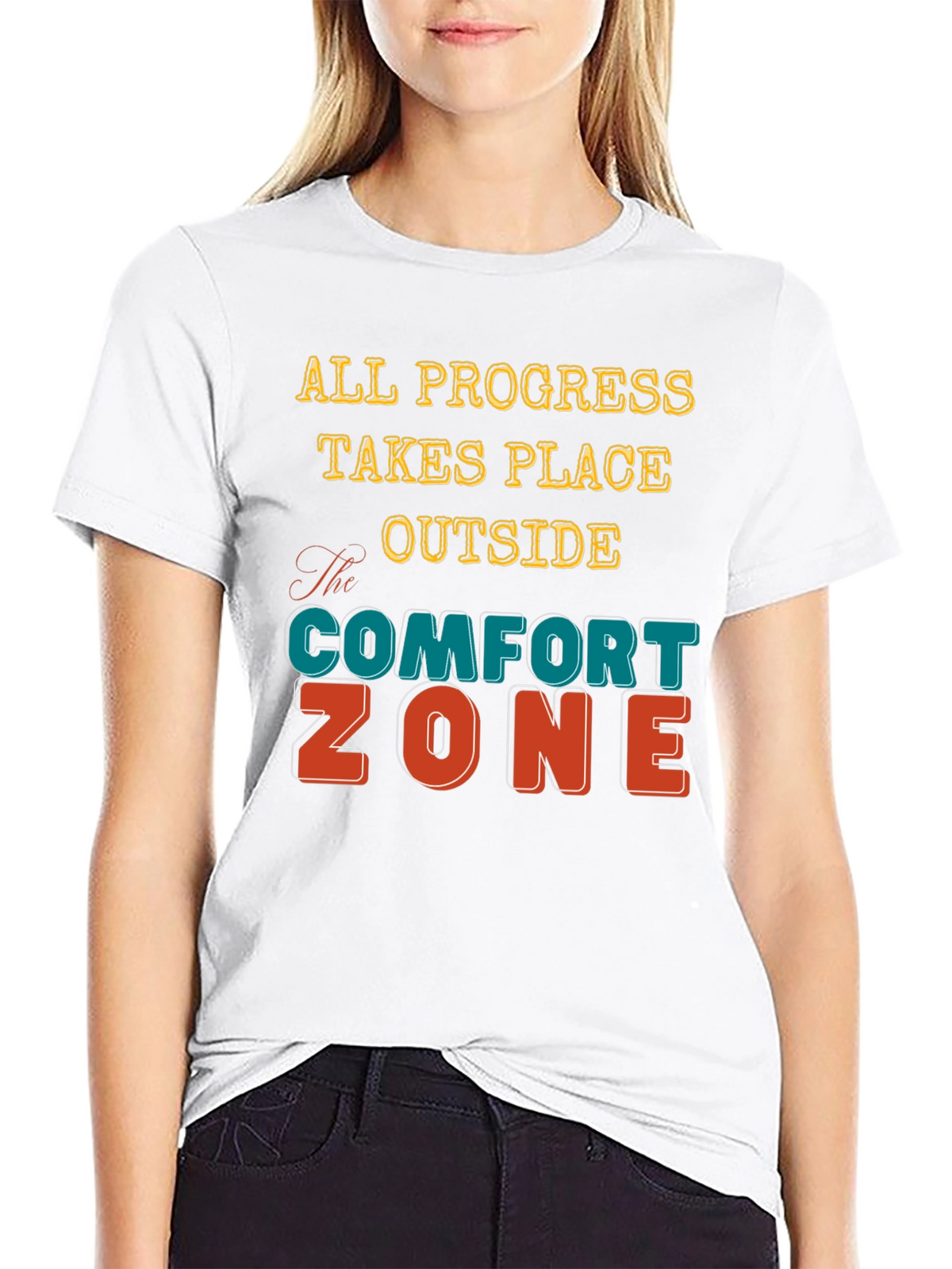 Comfort Zone T-Shirt - Motivational Graphic Tee