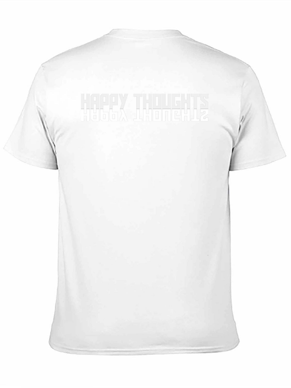Happy Thoughts Graphic Tee - Black Short Sleeve