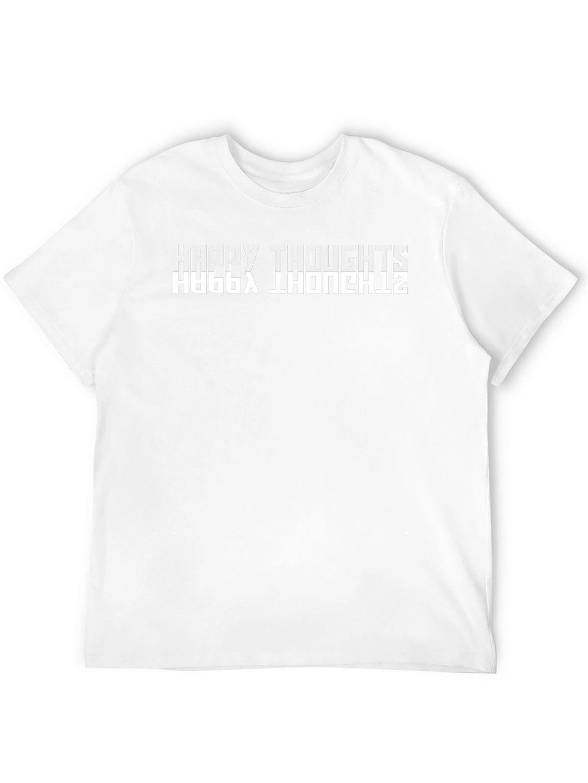 Happy Thoughts Graphic Tee - Black Short Sleeve