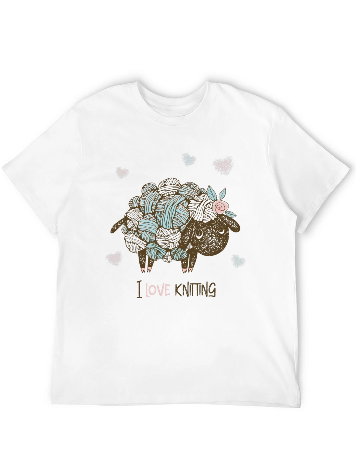 I Love Knitting Sheep T-Shirt