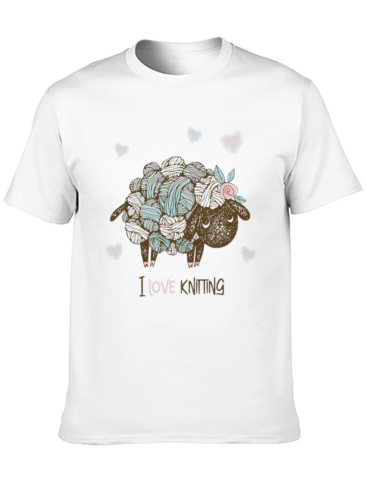 I Love Knitting Sheep T-Shirt