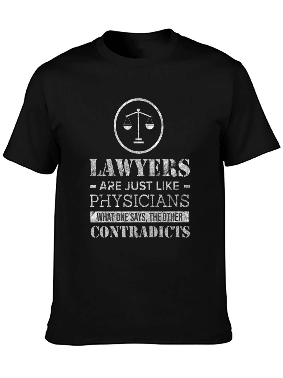 Lawyers vs Physicians Graphic Tee - Funny T-Shirt