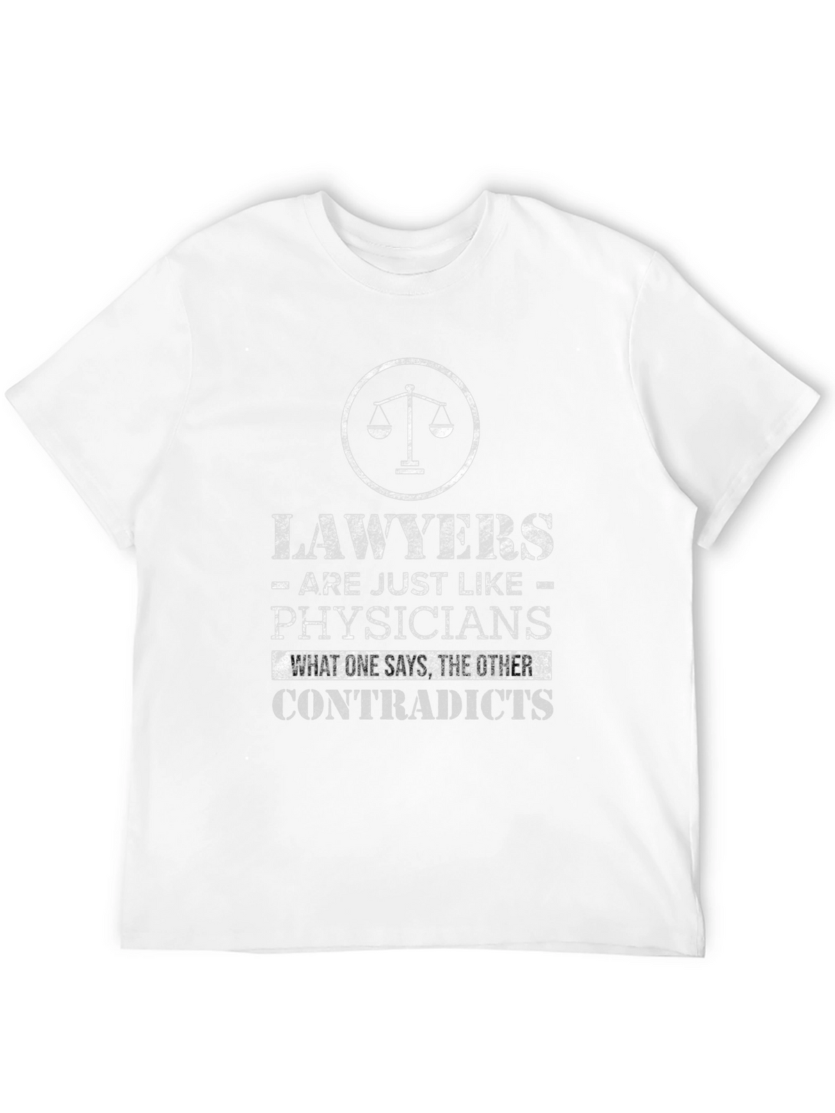 Lawyers vs Physicians Graphic Tee - Funny T-Shirt