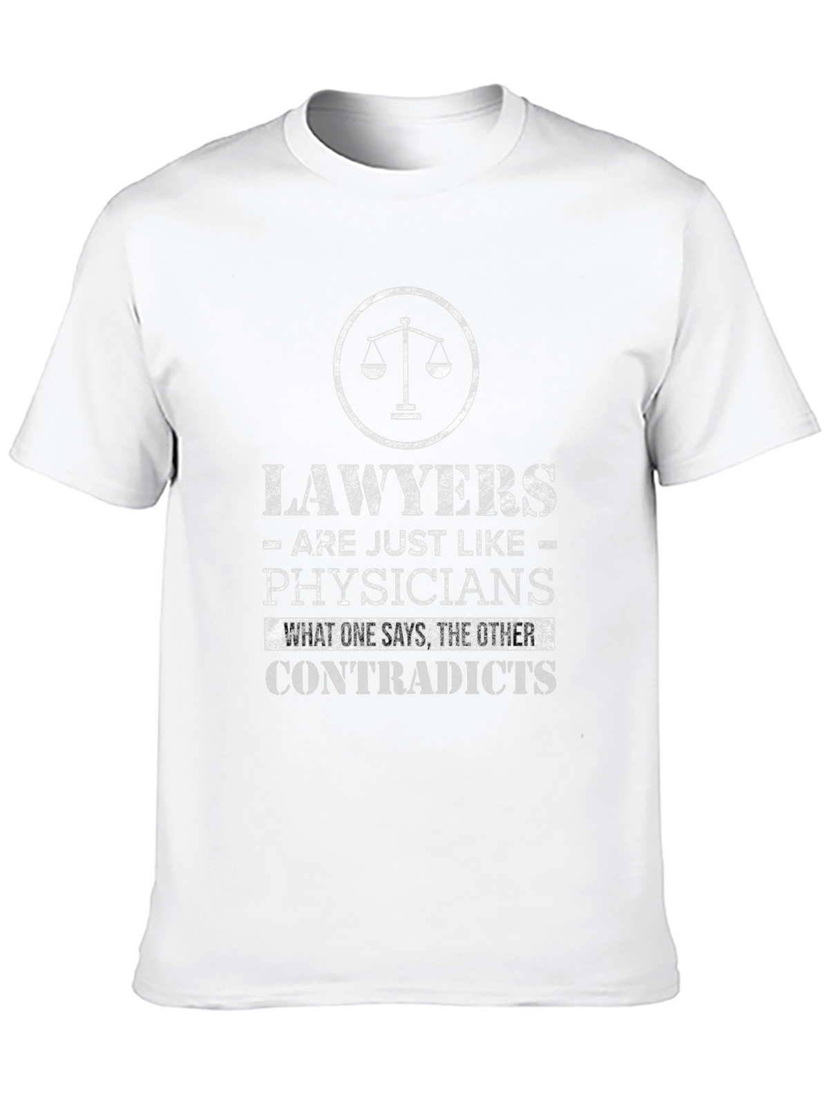 Lawyers vs Physicians Graphic Tee - Funny T-Shirt