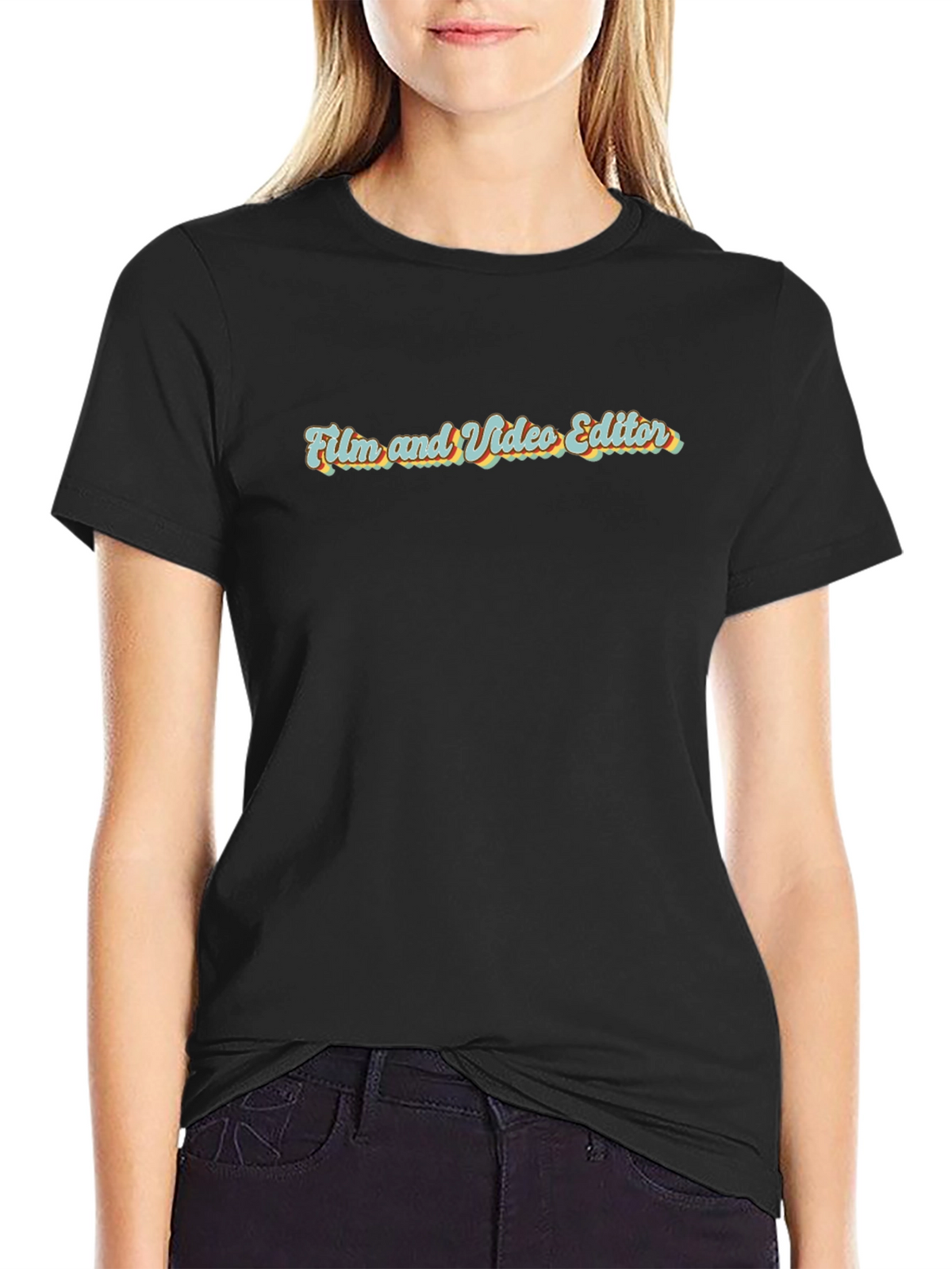 Film & Video Editor Black T-Shirt