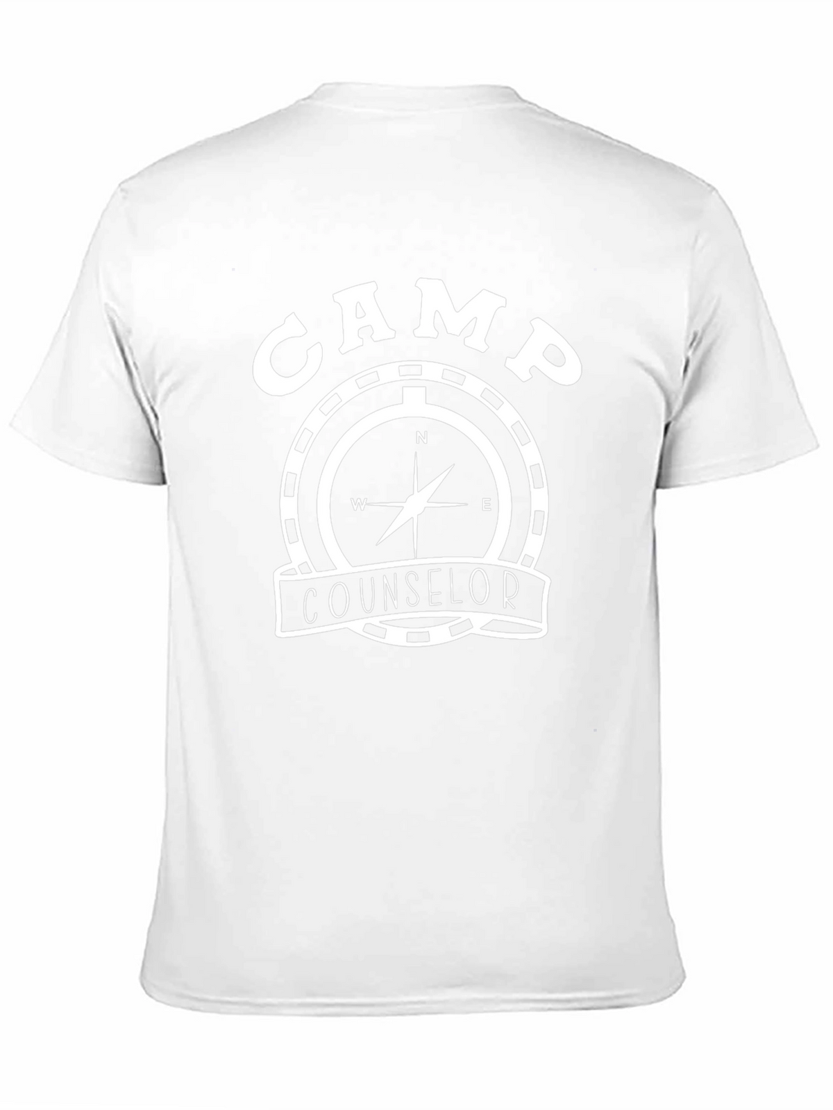 Camp Counselor Compass Graphic Tee - Black