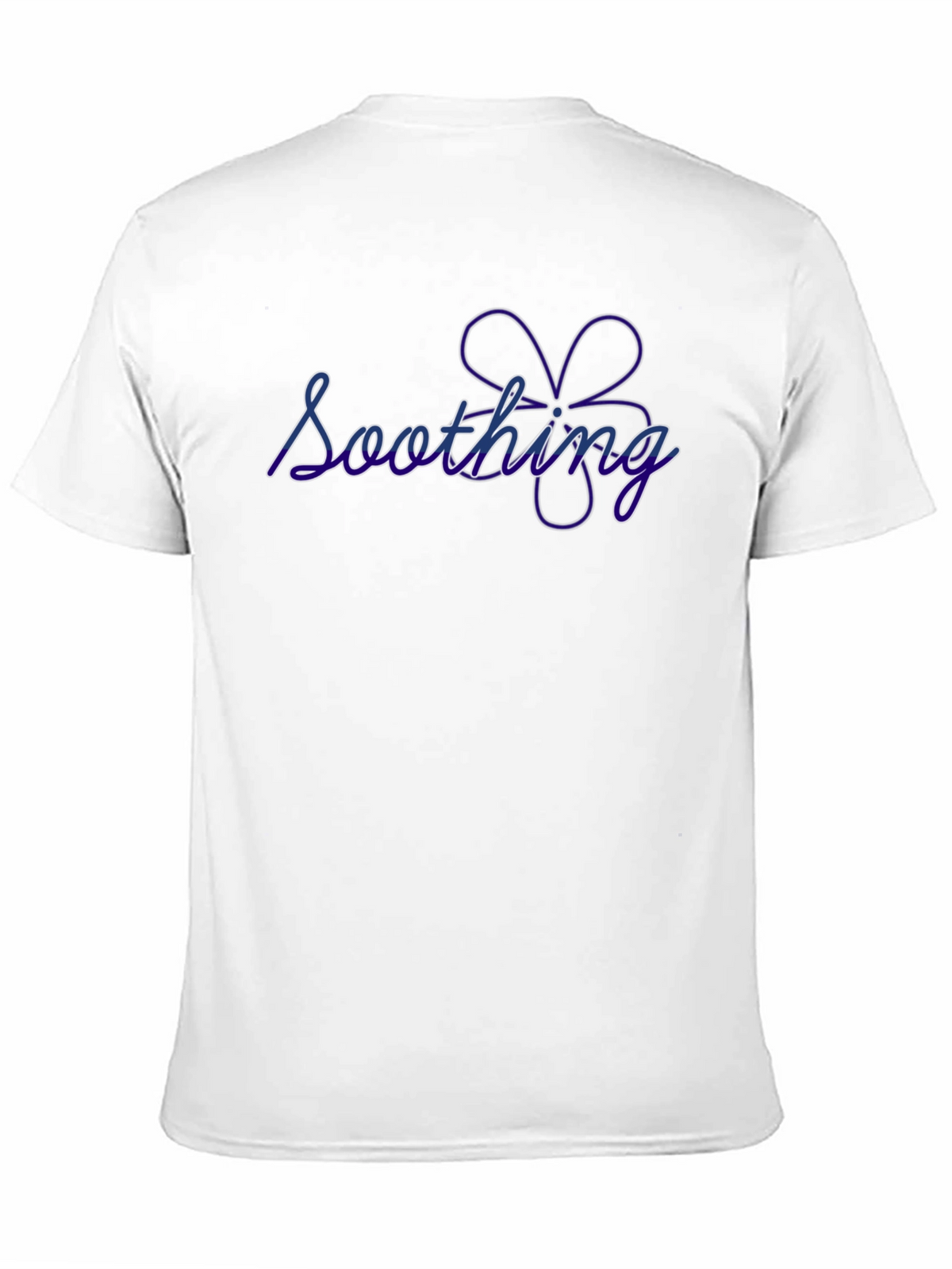 Soothing Flower Graphic Black T-Shirt