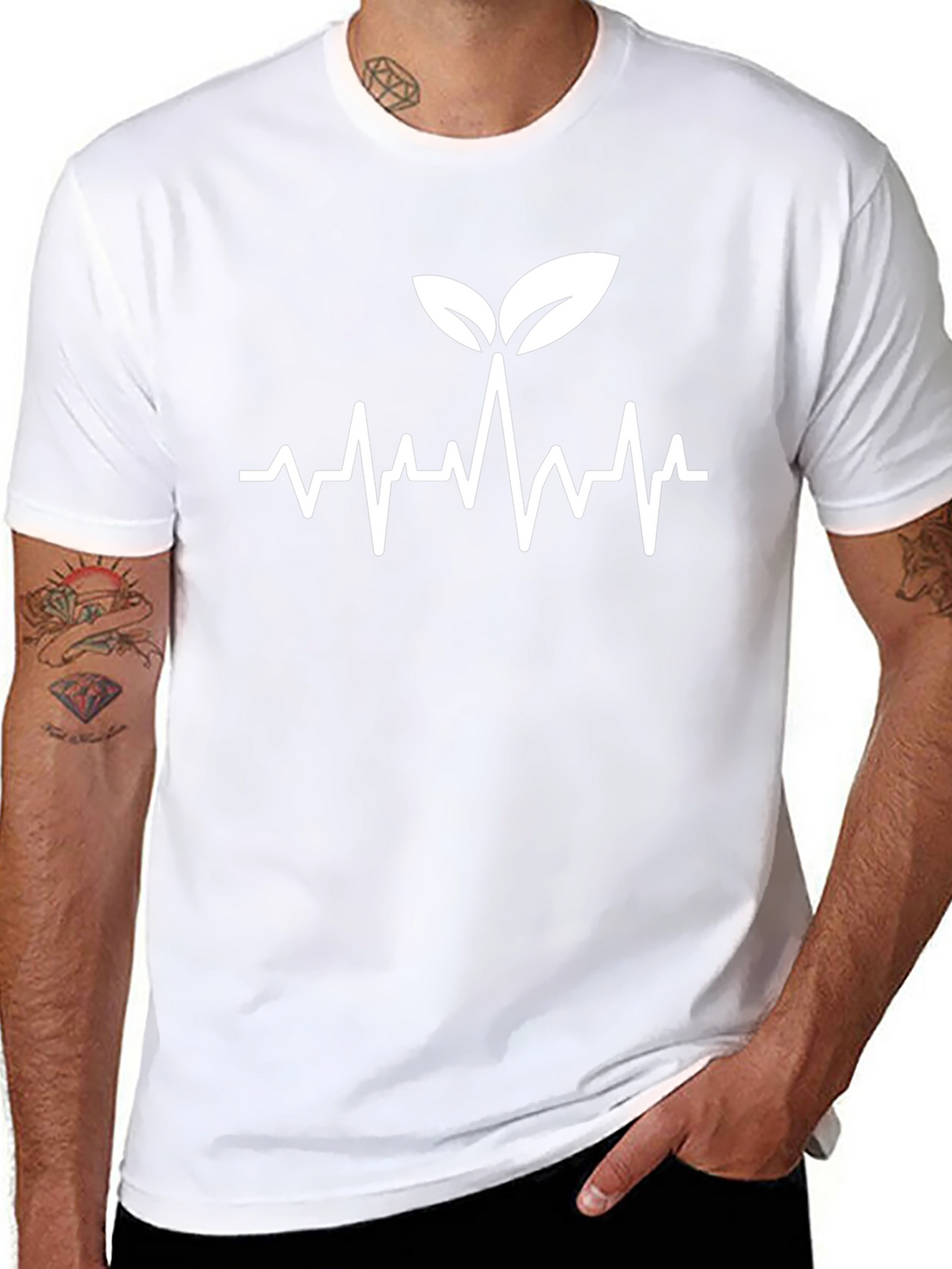 Natures Pulse T-Shirt - Black Cotton Graphic Tee