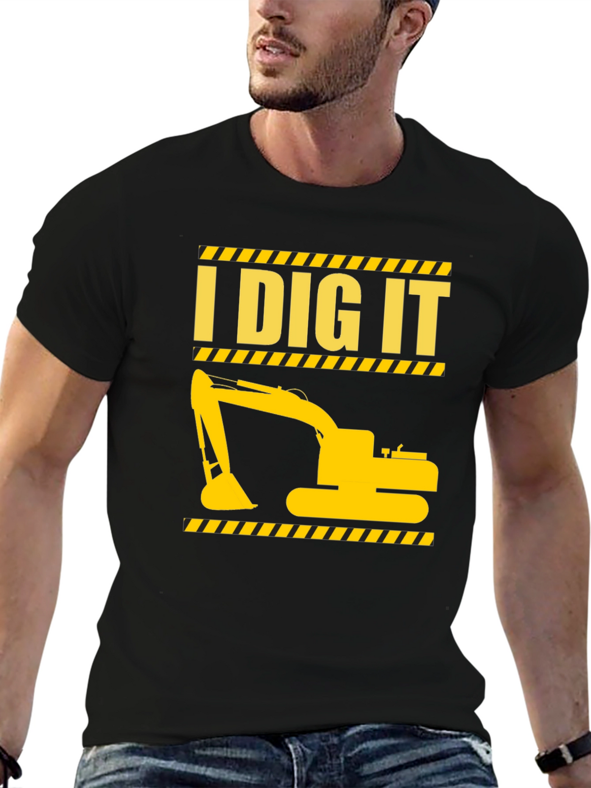I Dig It Excavator Graphic T-Shirt