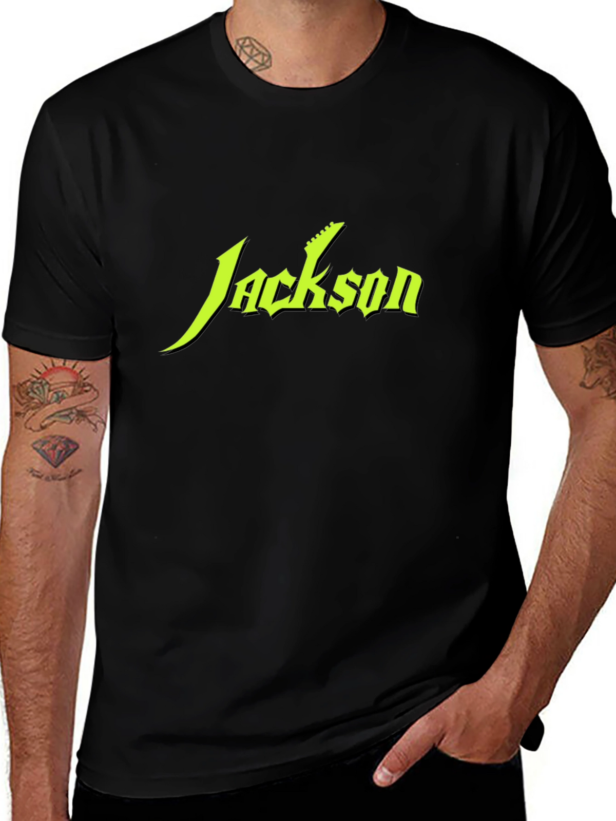 Jackson Black T-Shirt - Graphic Tee