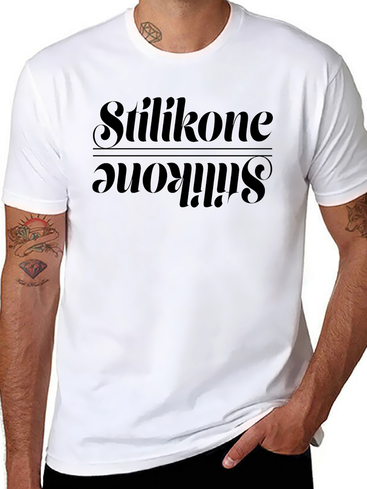 Stilikone Retro Black Graphic Tee
