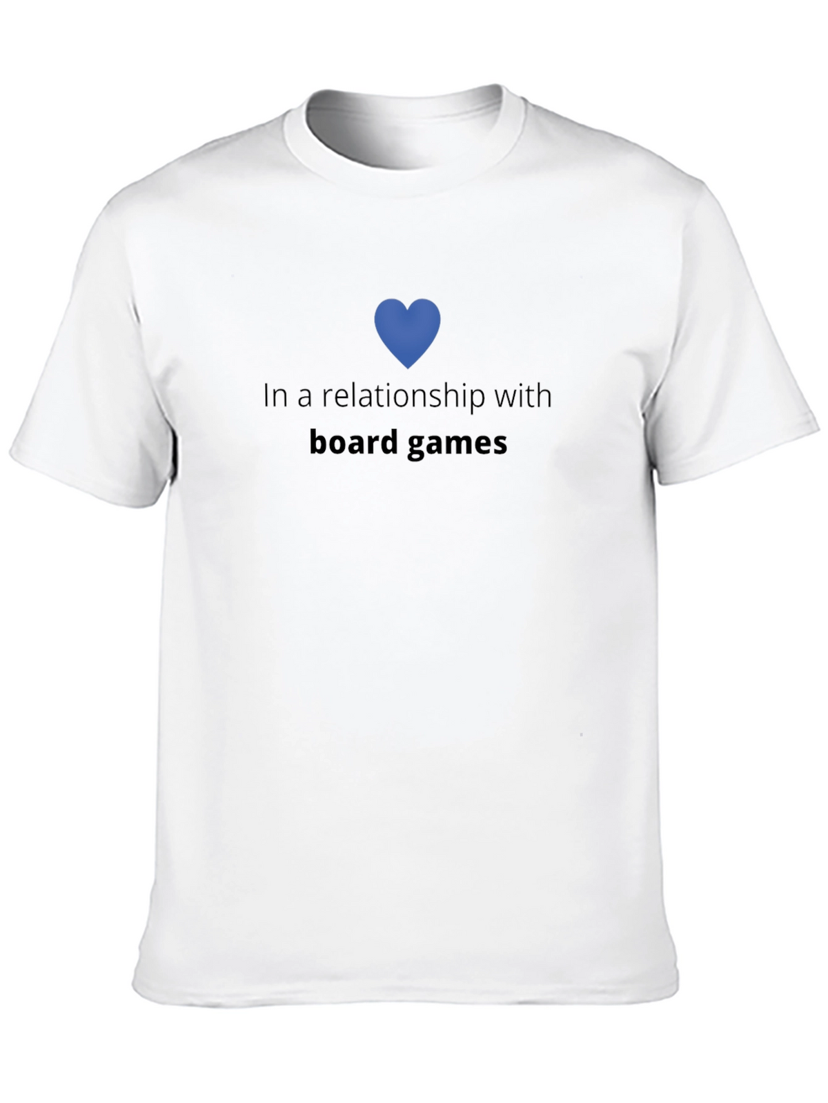 Board Games Relationship T-Shirt - Black Cotton Tee