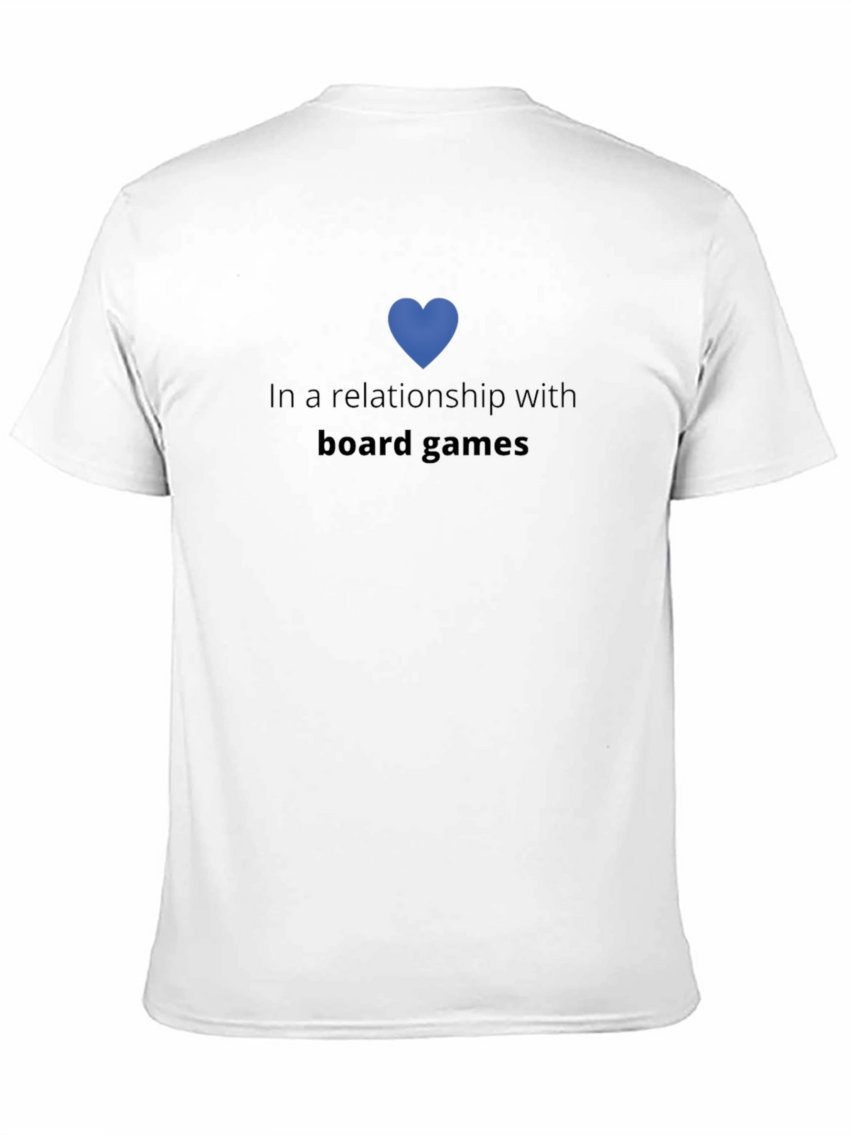 Board Games Relationship T-Shirt - Black Cotton Tee