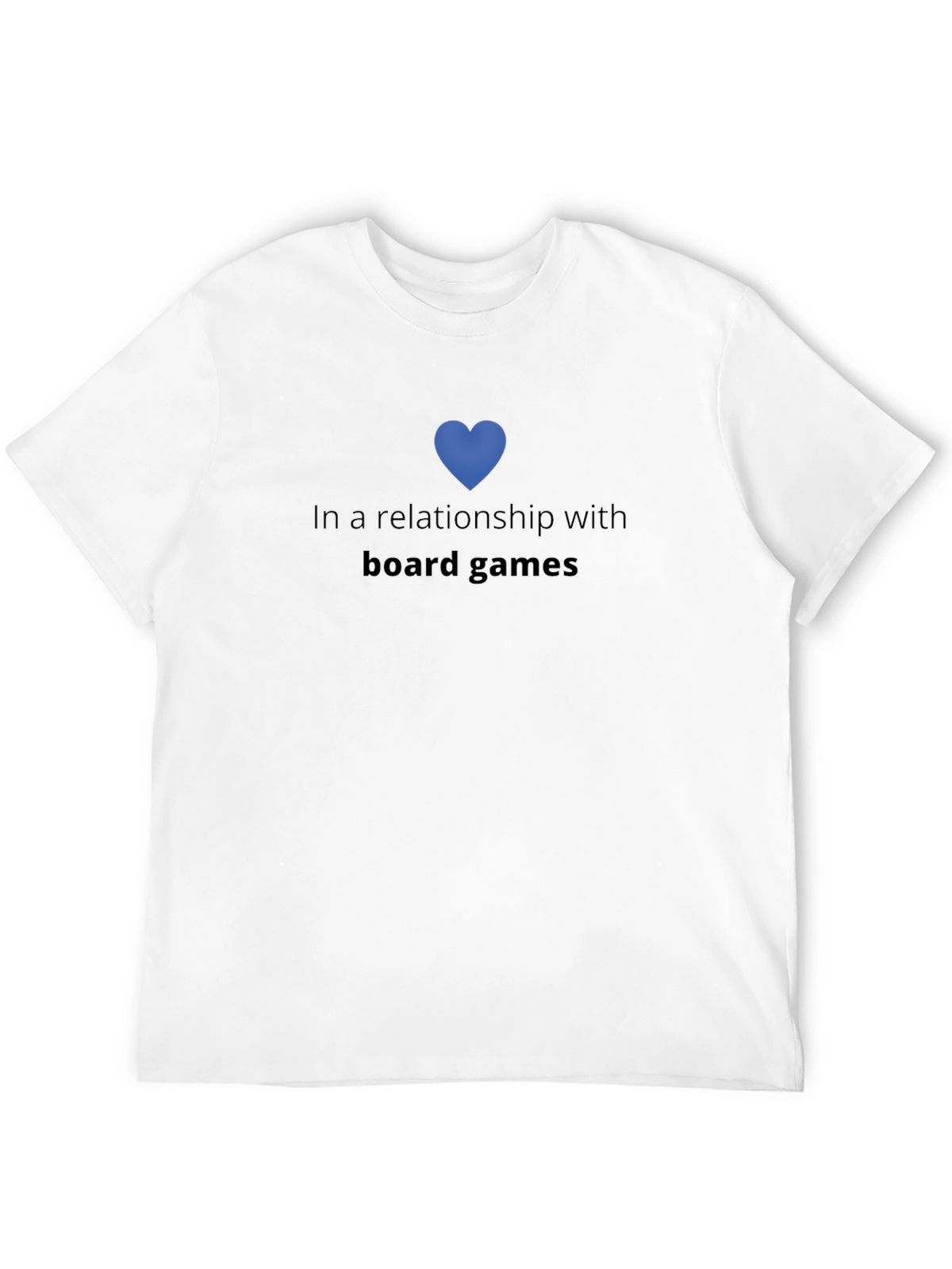 Board Games Relationship T-Shirt - Black Cotton Tee