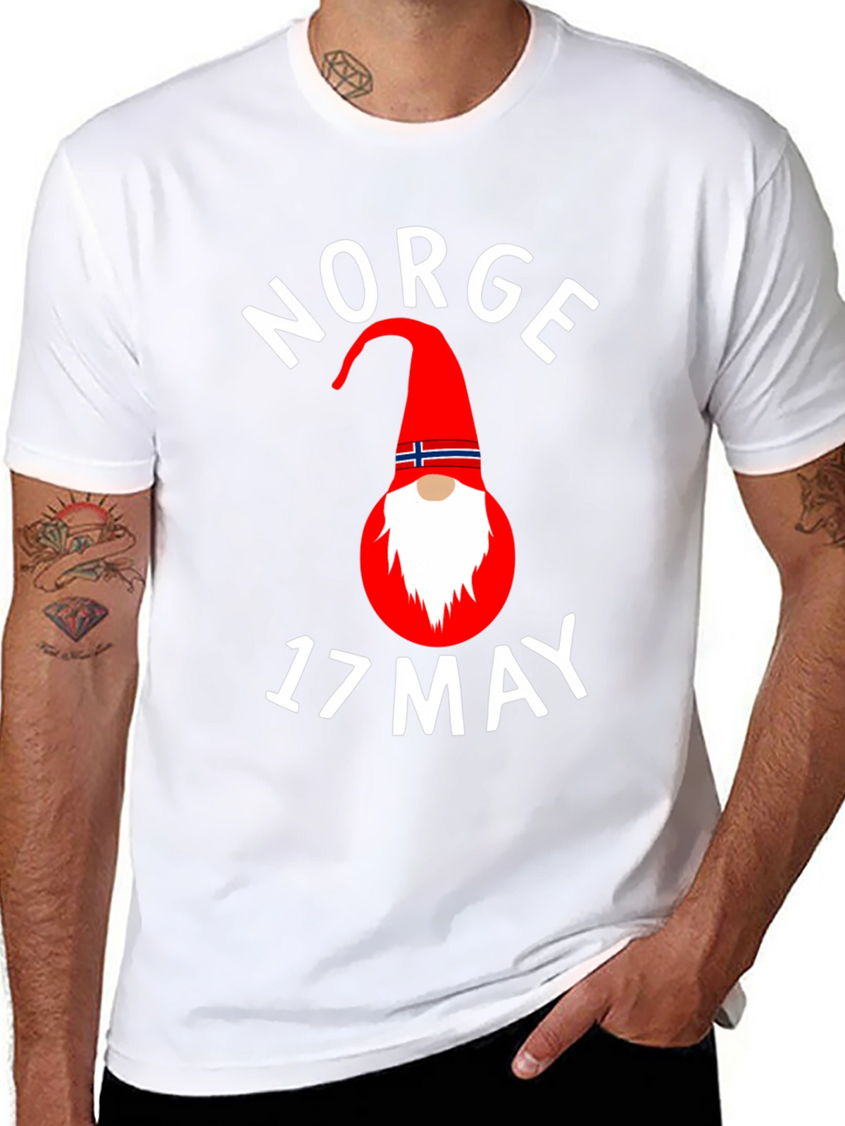 Norge 17 May Norwegian Gnome T-Shirt