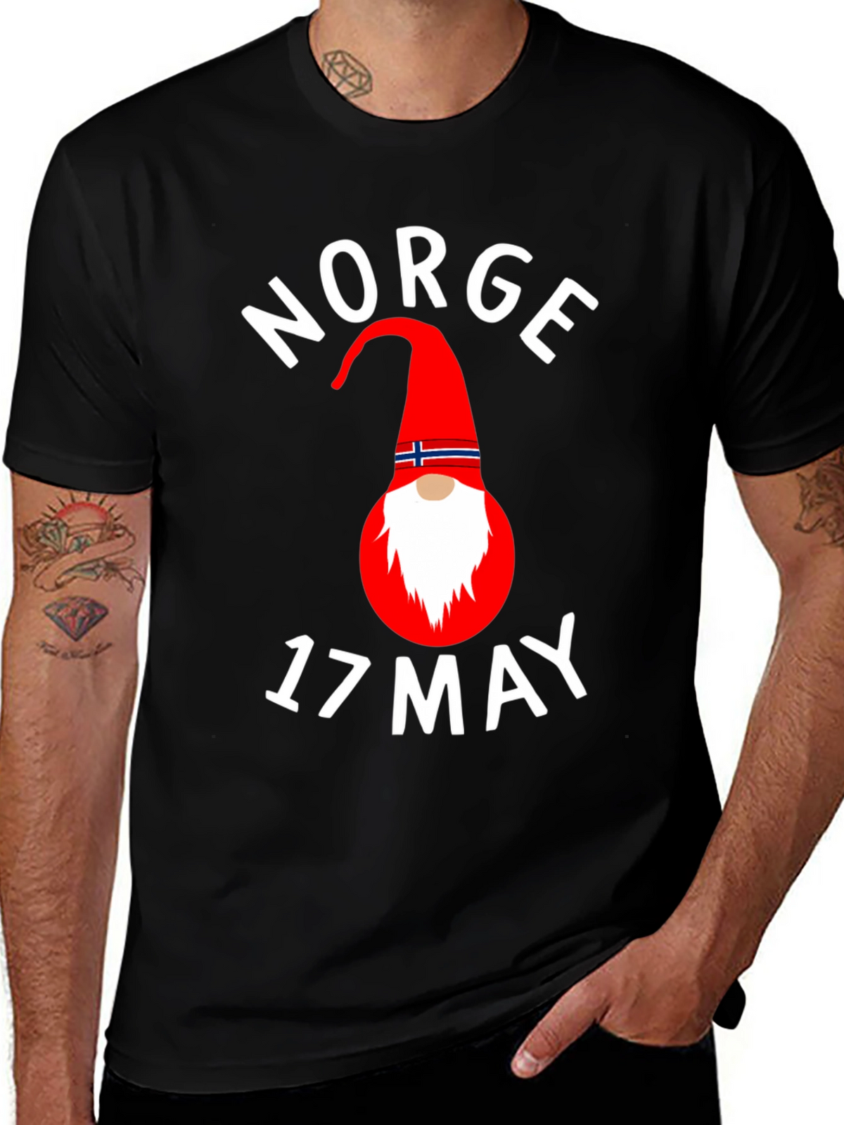 Norge 17 May Norwegian Gnome T-Shirt