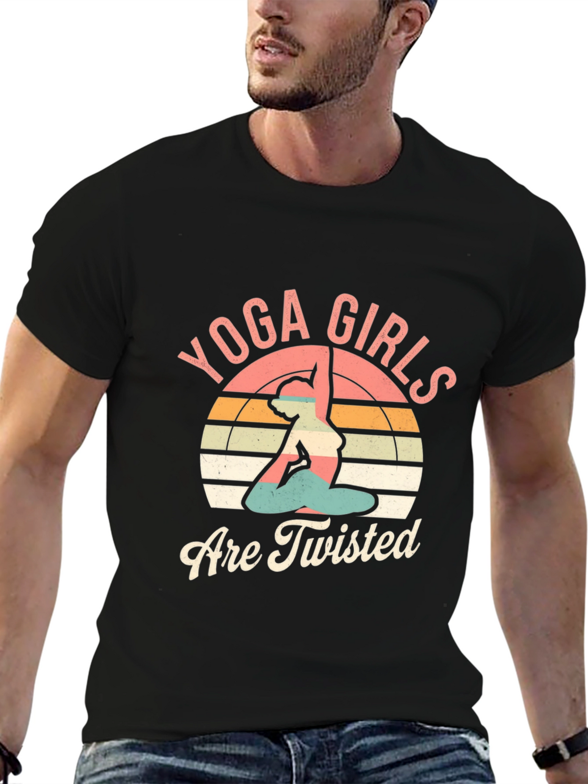 Yoga Girls Are Twisted Graphic Tee