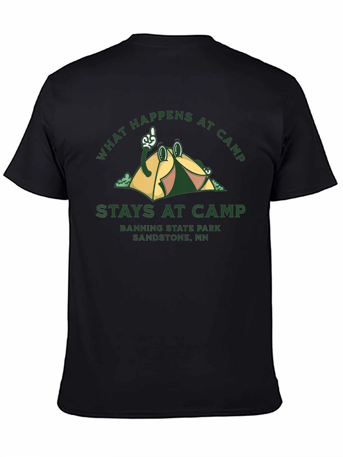 Camp Graphic T-Shirt - What Happens at Camp Stays