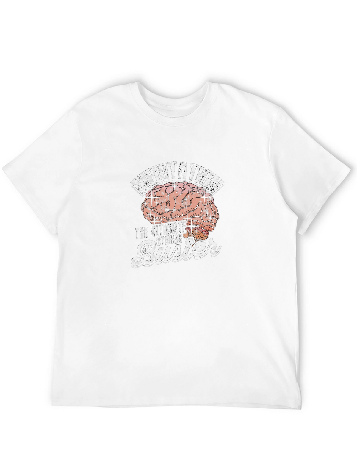 Meditation Brain T-Shirt - Ultimate Stress Buster