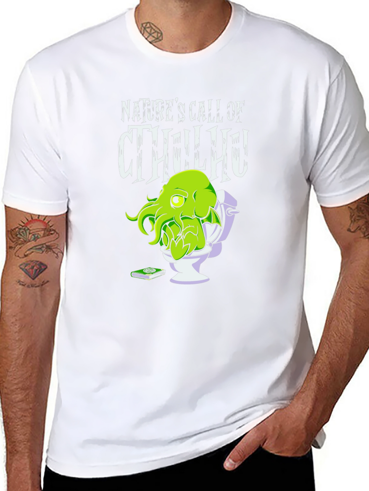 Natures Call of Cthulhu Graphic Tee - Black