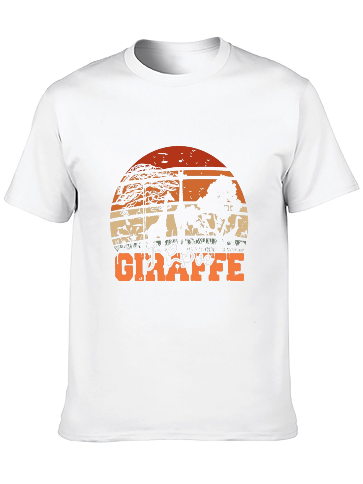 Sunset Giraffe Graphic Tee